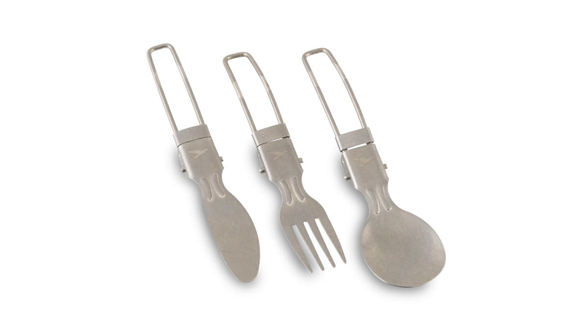 Lilac Folding Cutlery